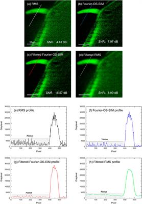 Background Noise Suppression of Optical Sectioning Structured Illumination Microscopy via Fourier Domain Reconstruction